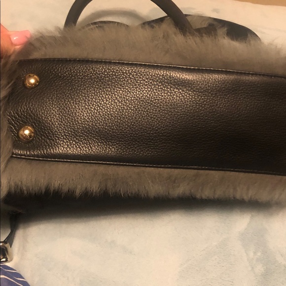 Jimmy choo suede and fur bag - Picture 9 of 9